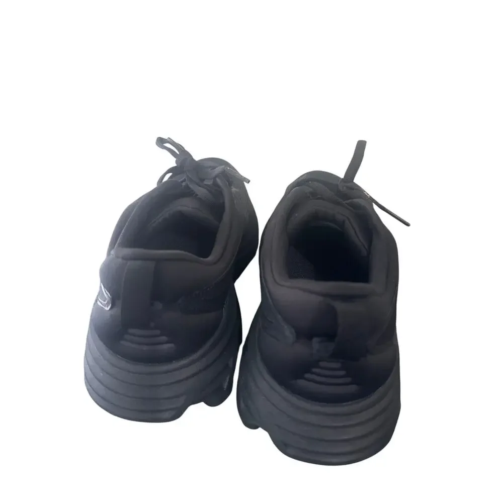 Hoka One One Bondi 8 Triple Black Shoes Womens Size 9.5D